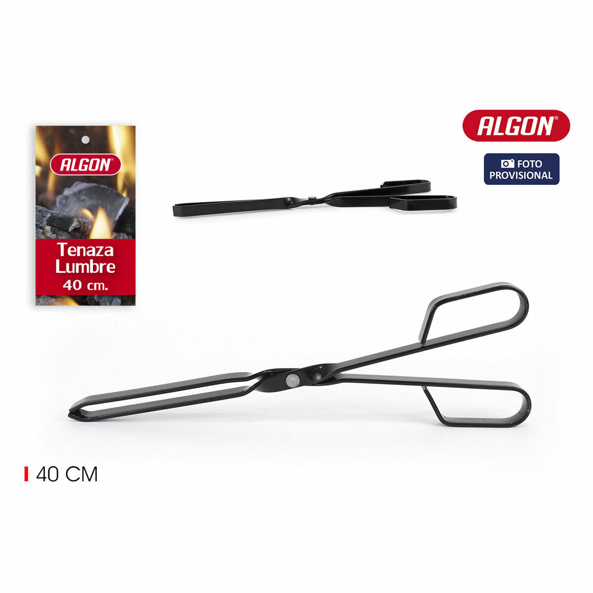 Pinces à barbecue Algon 40 x 10 x 1,6 cm Barbecue (18 Unités)